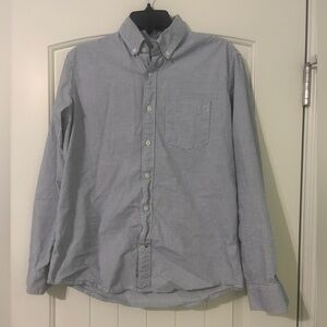 GAP Men's M Blue Checkered Button Down Shirt